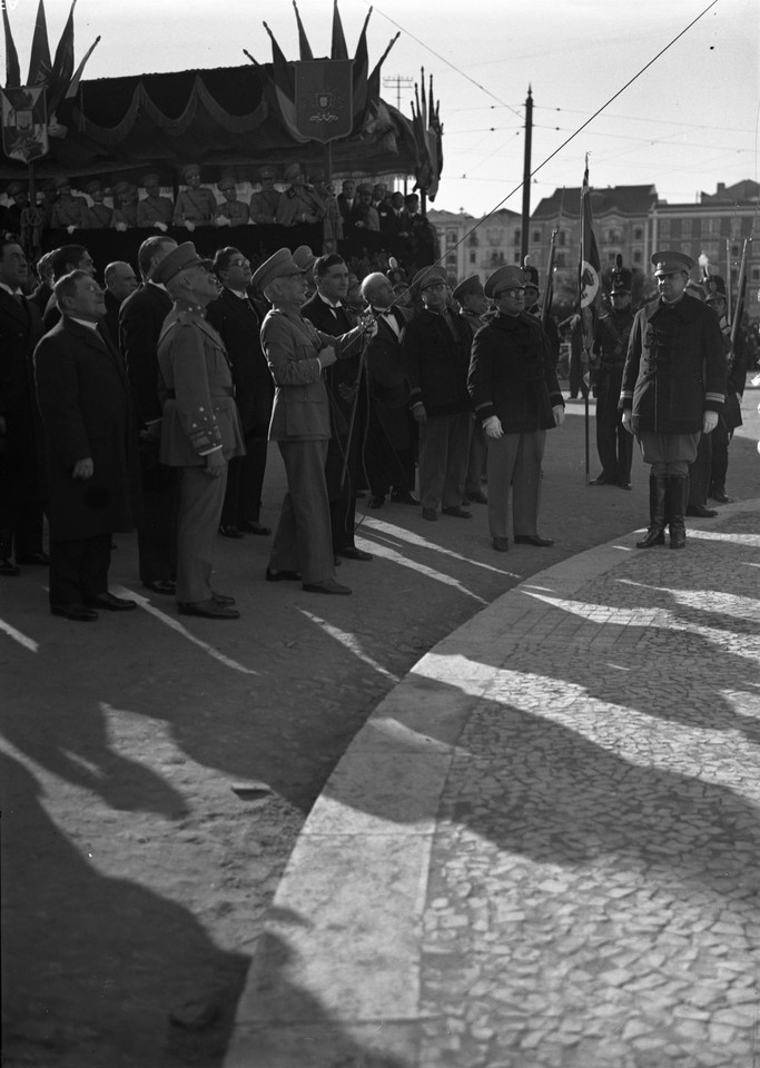 O presidente da República, general Oscar Fragoso 