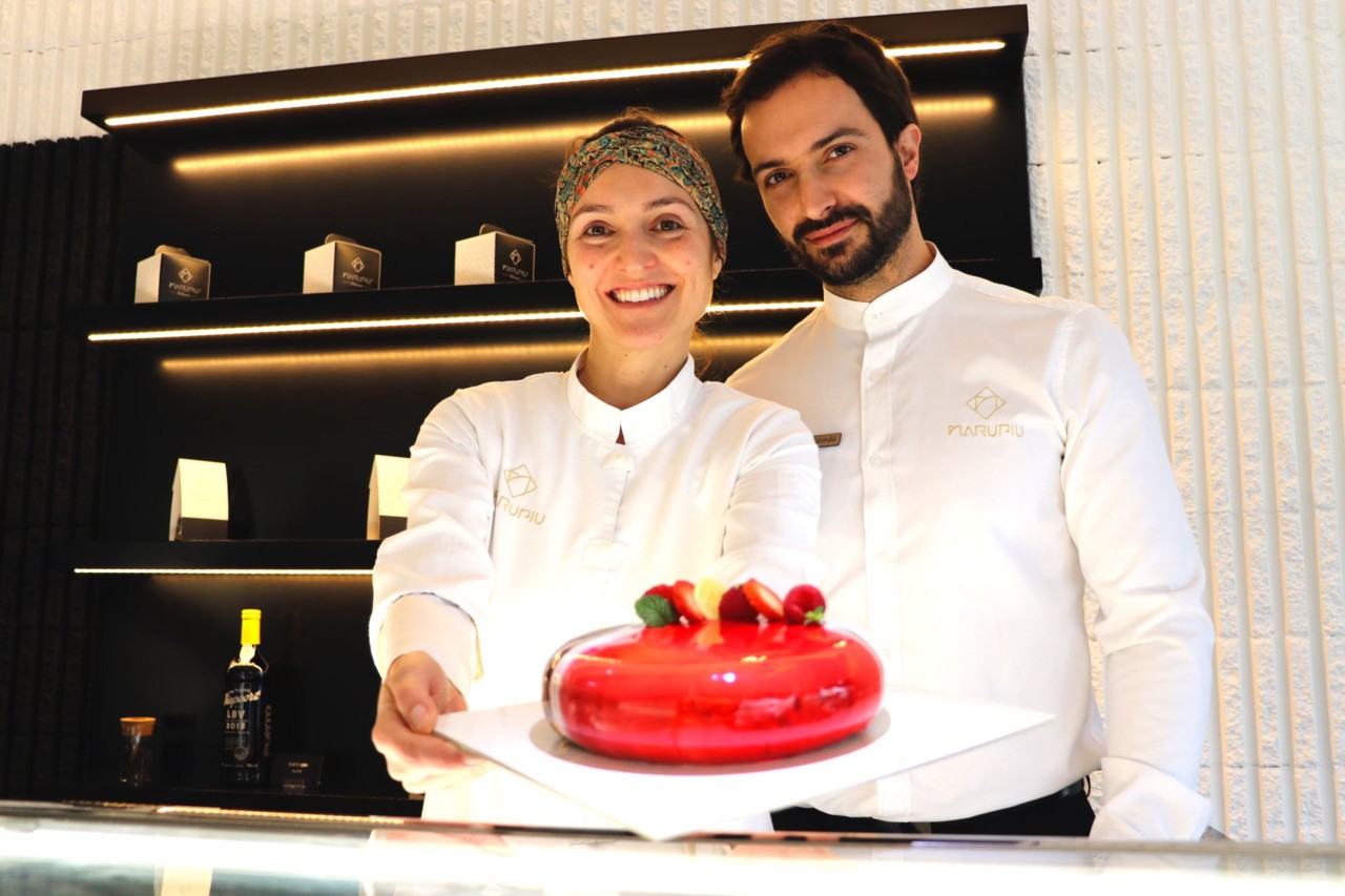 Ana e Rui, proprietários da pastelaria Marupiu Ana e Rui, proprietários da pastelaria Marupiu