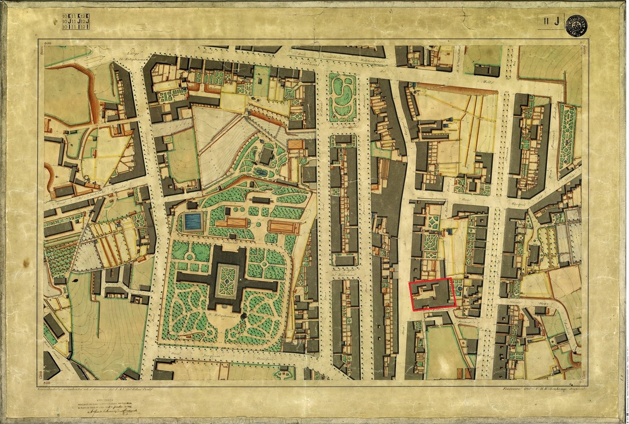Planta Topográfica de Lisboa, 11 J, 1910, de Albe