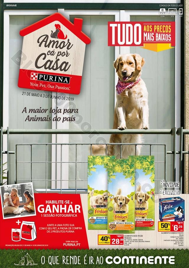 Antevisão Folheto CONTINENTE Pets Promoções de 