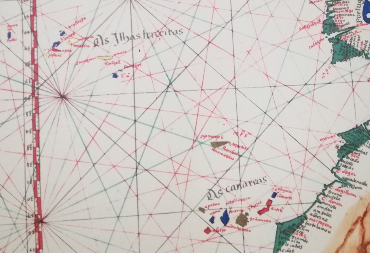 Mapa_Ilhas_terceiras_Lazaro_Luis_1563_Academia_das