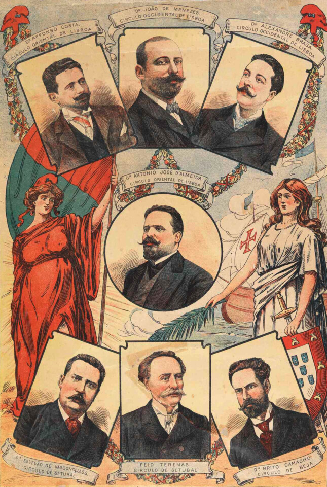 Deputados do Partido Republicano eleitos pelo Povo em 5 Abril de 1908