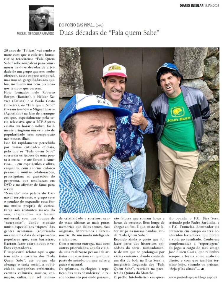 154 Duas décadas de Fala Quem Sabe - DI 18JAN23.j