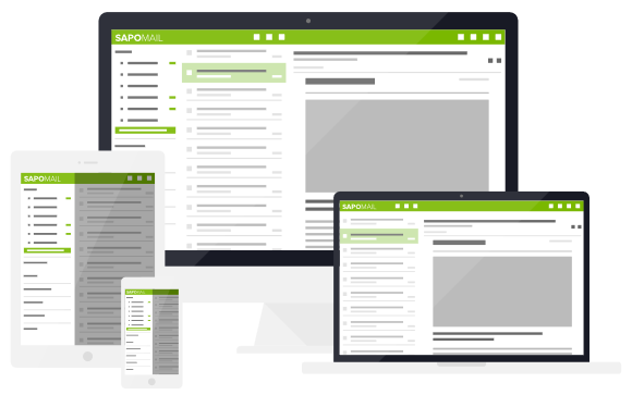 Imagem do novo SAPO Mail