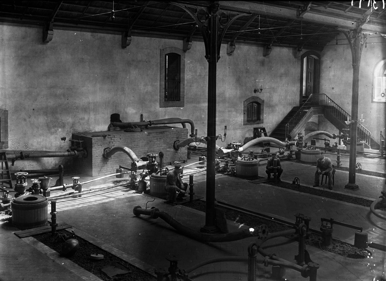 Estação elevatória dos Barbadinhos, caldeiras.j