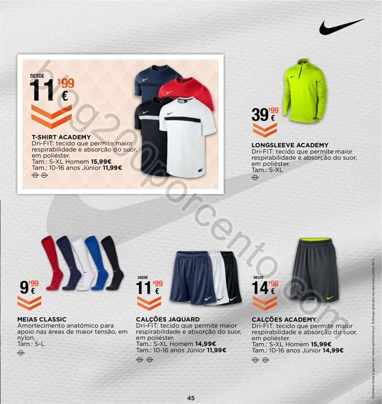 Novo Folheto SPORT ZONE Especial Futebol promoçõ