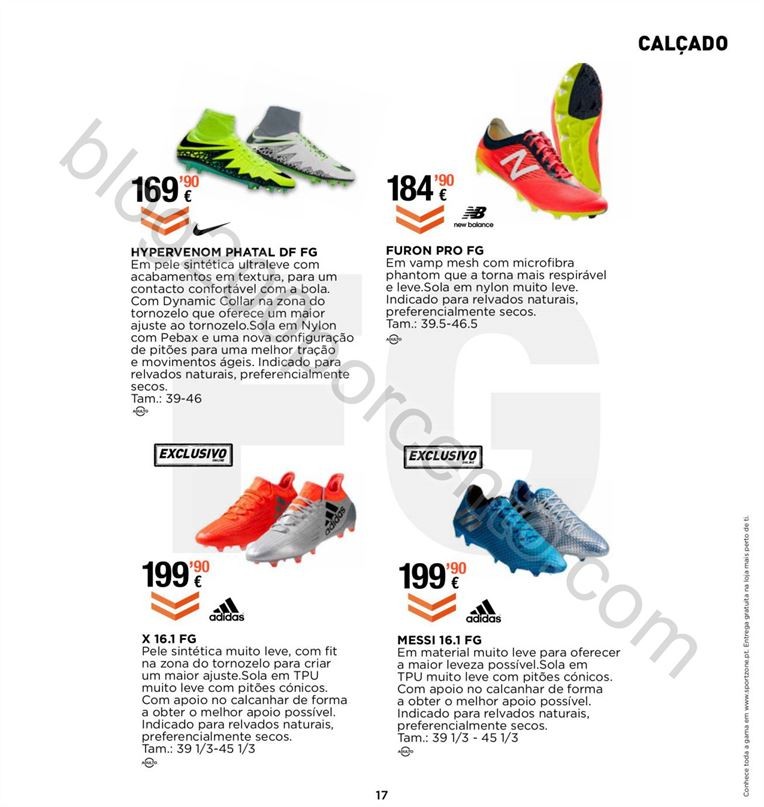 Novo Folheto SPORT ZONE Especial Futebol promoçõ