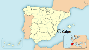 mapa de espanha calpe Calpe   Calpe Festival Village 2015