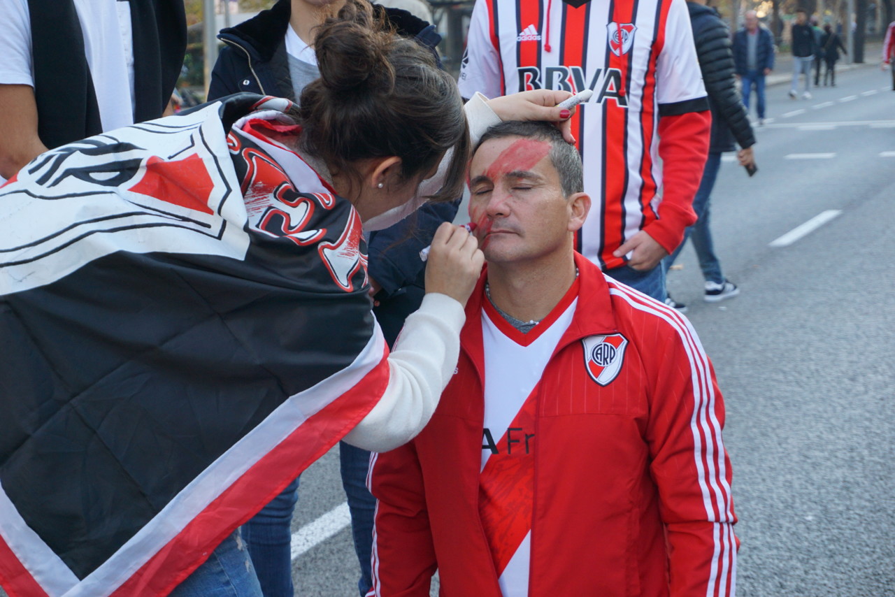 Estação de pinturas faciais Estação de pinturas faciais