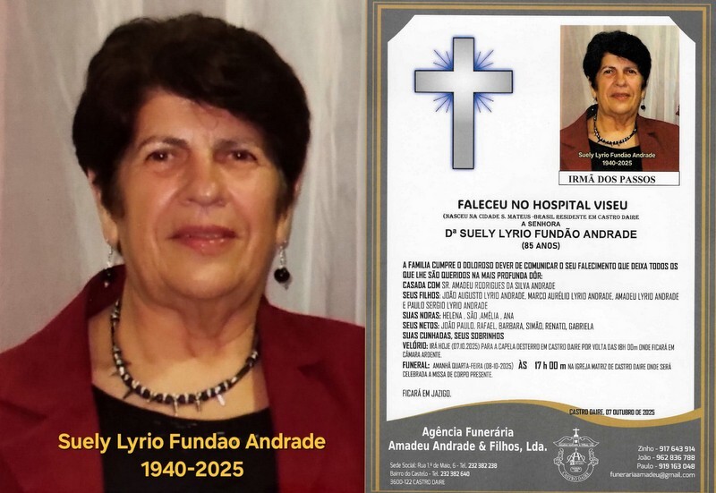 FOTO RIP DE SUELY LYRIO FUNDÃO ANDRADE-85 ANOS (C
