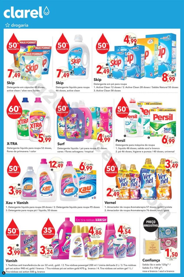 Antevisão Folheto CLAREL Promoções de  19 abril