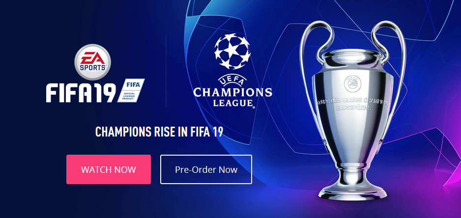 Champions e Europa League a caminho de FIFA 19