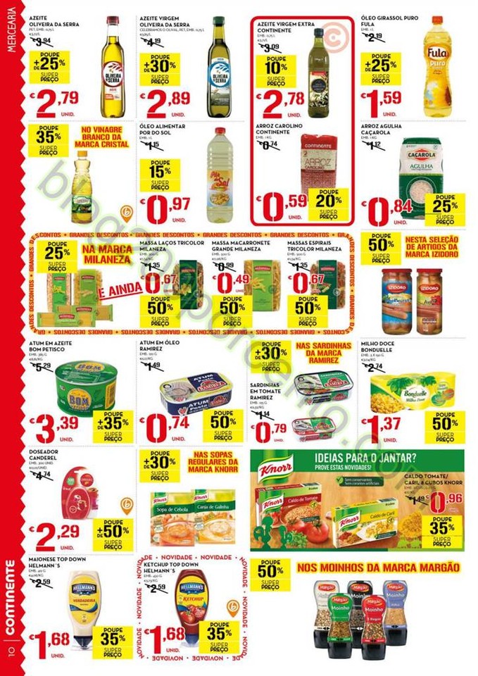 Antevisão Folheto CONTINENTE Promoções de 5 a 1