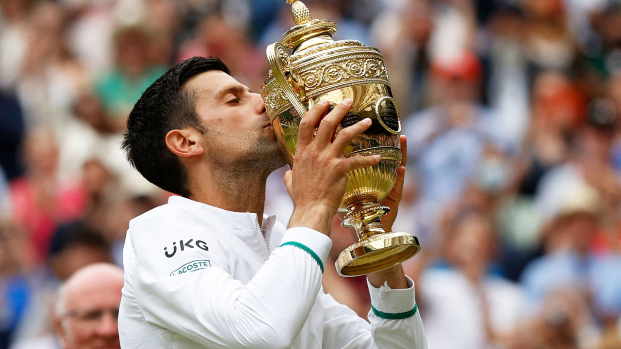Novak Djokovic chegou aos 20 grand slams