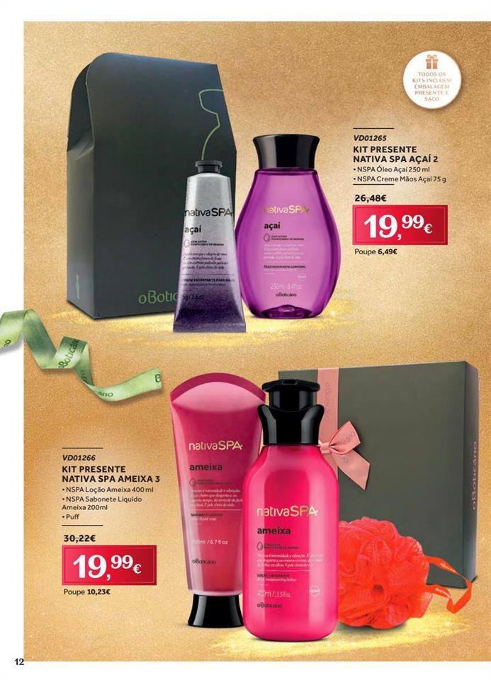 Antevisão Folheto BOTICÁRIO Natal promoções de