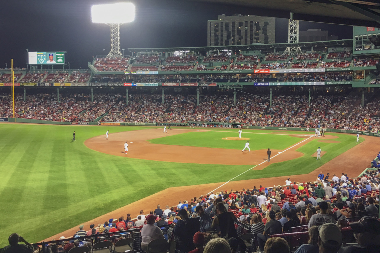 O ambiente de apoio aos Red Sox é inigualável