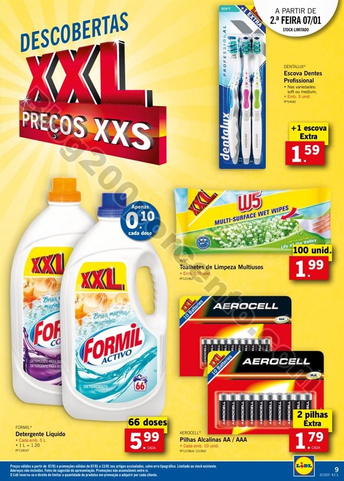 Antevisão Folheto LIDL XXL promoções de 7 a 13 