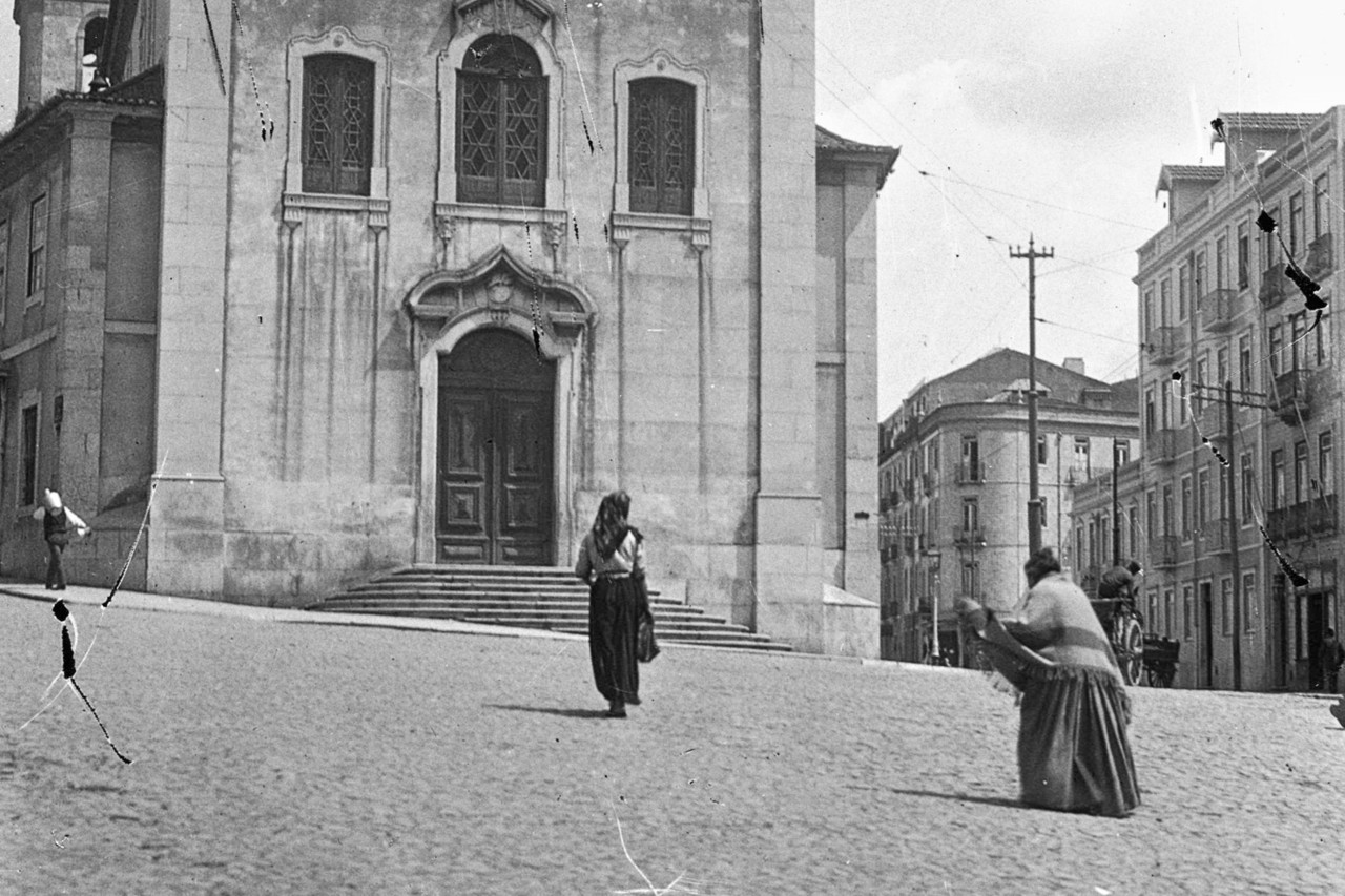 Igreja de Arroios e Estr. de Sacavém edificada, Arroios (J.A.L. Barcia, post 1901)