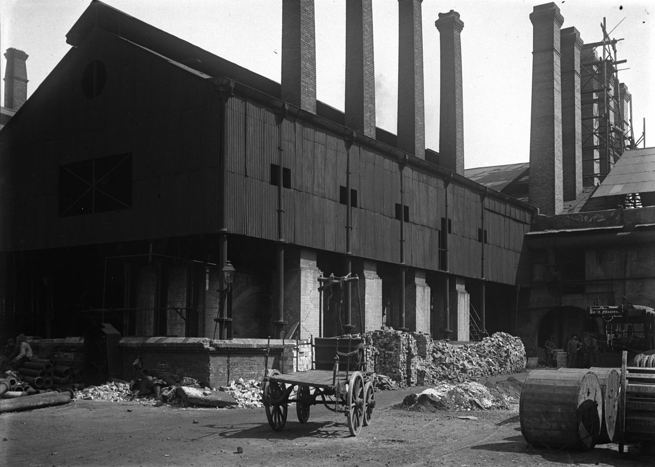 Fábrica do gás da Boavista, exterior dos fornos,