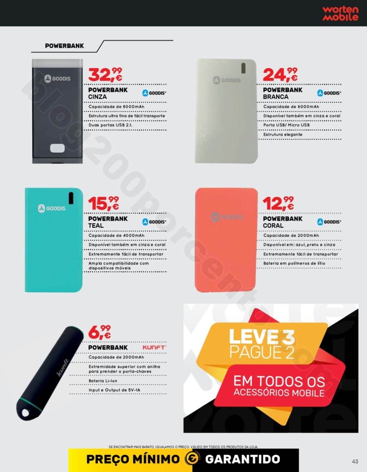 Antevisão Folheto WORTEN Mobile Promoções de 12