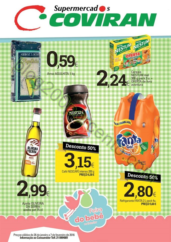 Antevisão Folheto COVIRAN promoções de 26 janei