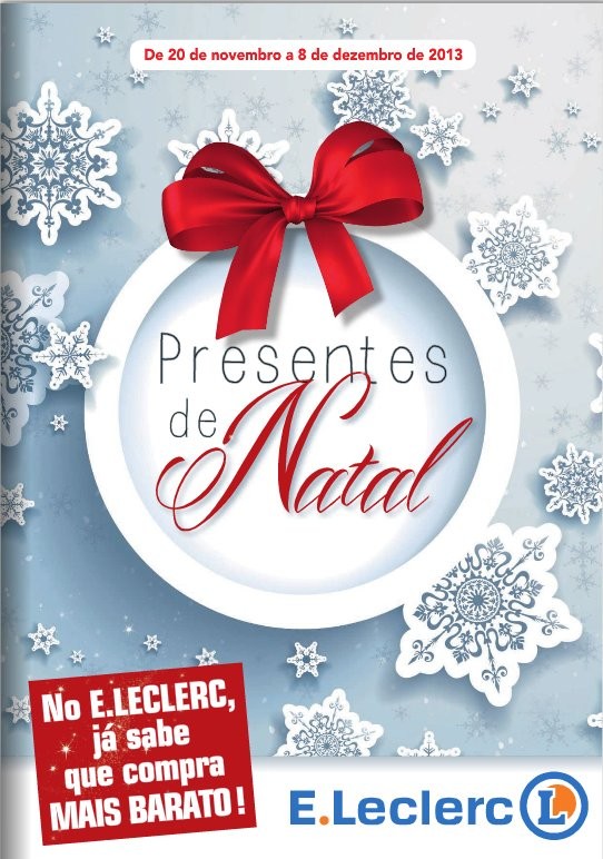 Antevisão Folheto / Catalogo | E-LECLERC | Presentes de Natal, de 20 novembro a 8 dezembro