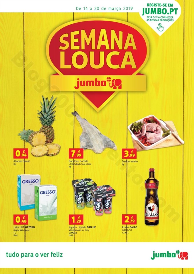Antevisão Folheto JUMBO Semana Louca Promoções 