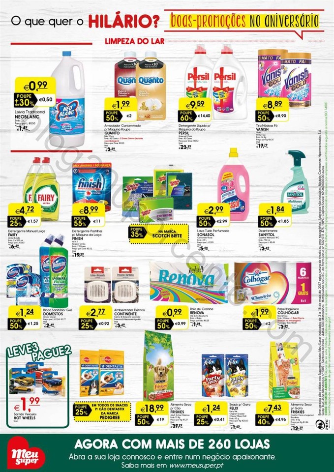 Antevisão Folheto MEU SUPER Promoções de 3 a 18