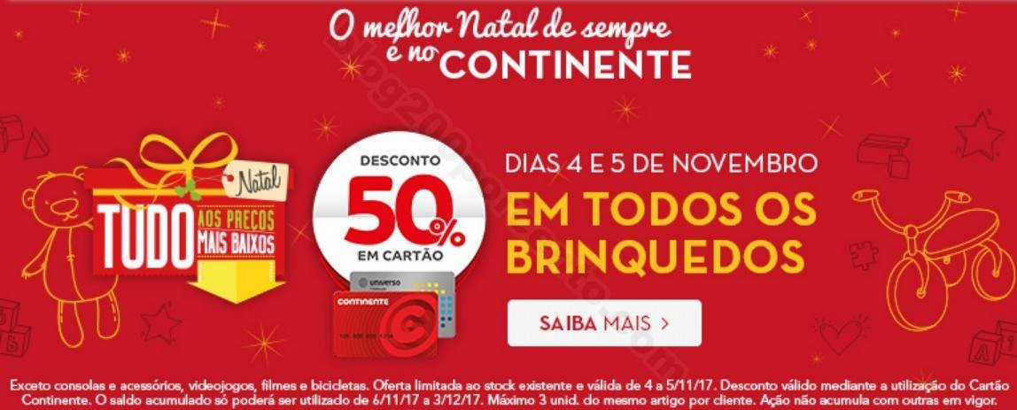 ALERTA - Avistamento Fim de Semana dos Brinquedos CONTINENTE 4 e 5  novembro! - Blog 200 - Últimos Folhetos, Antevisões, Promoções e Descontos