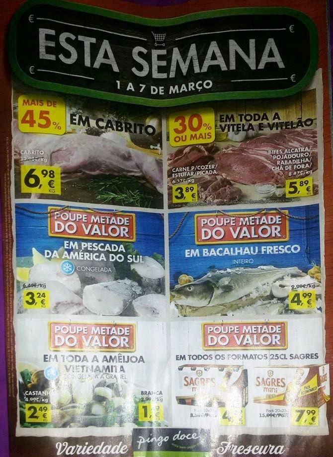 Antevisão Folheto PINGO DOCE Promoções de 1 a 7