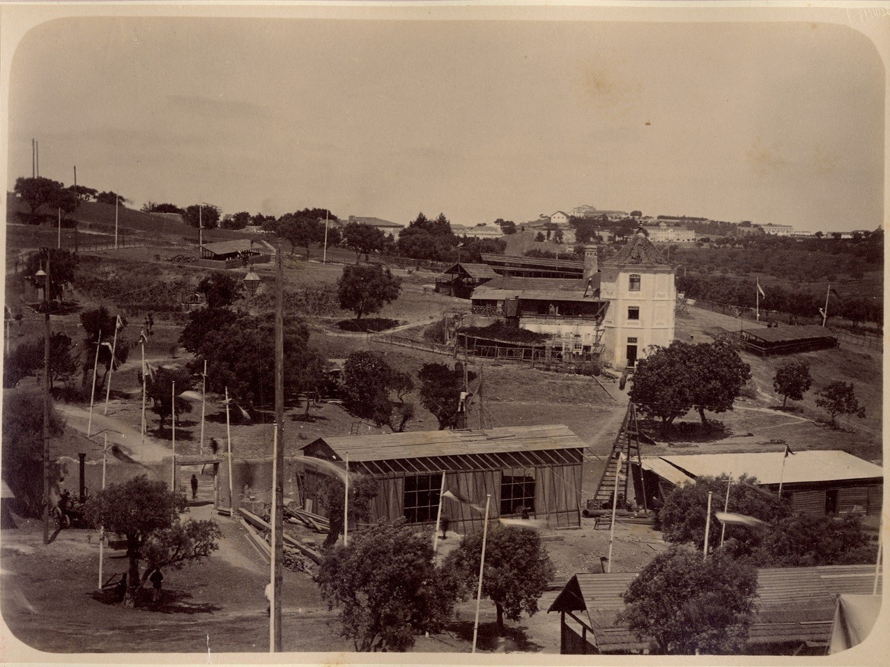Casal da Torrinha, 1888, prova em albumina, de Aug