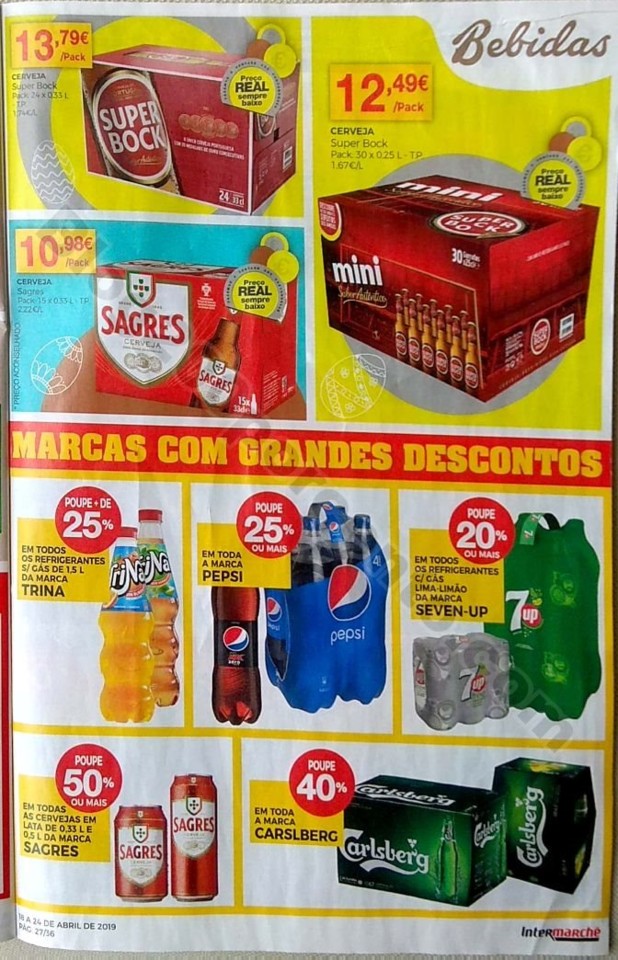 Intermarché Folheto promoções de 18 a 24 abril 