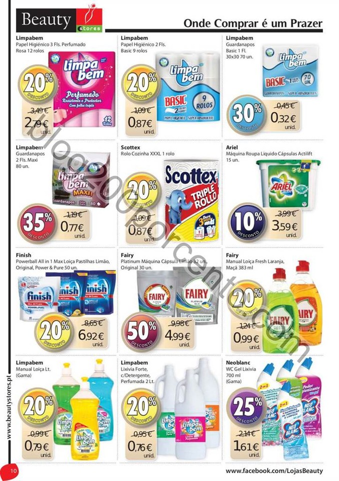 Antevisão Folheto BEAUTY STORES Promoções de 4 