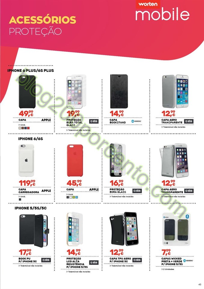 Novo Folheto WORTEN Mobile promoções até 31 mar