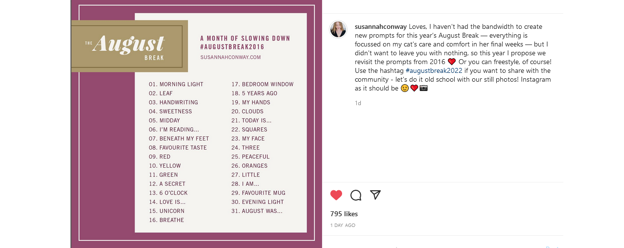 Susannah Conway 2022