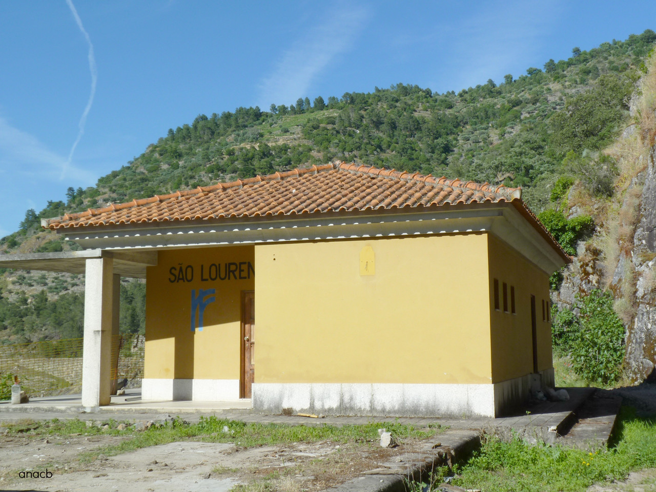 São Lourenço (Tua), estação, Junho 2016