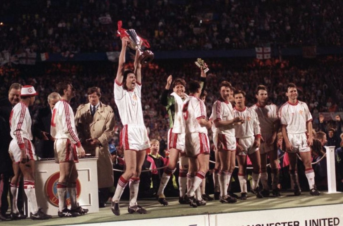 Manchester United venceu a Taça das Taças em 1991
