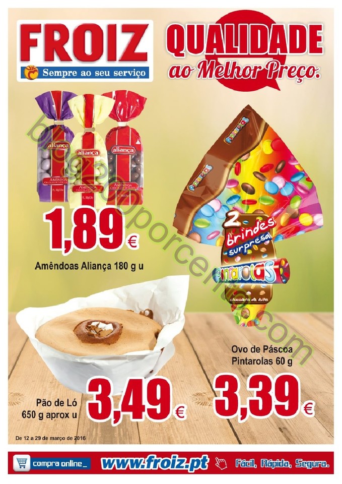 Novo Folheto FROIZ Promoções até 29 março p1.j