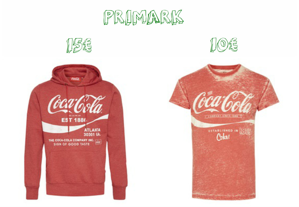 Vestuário Coca-Cola - Primark