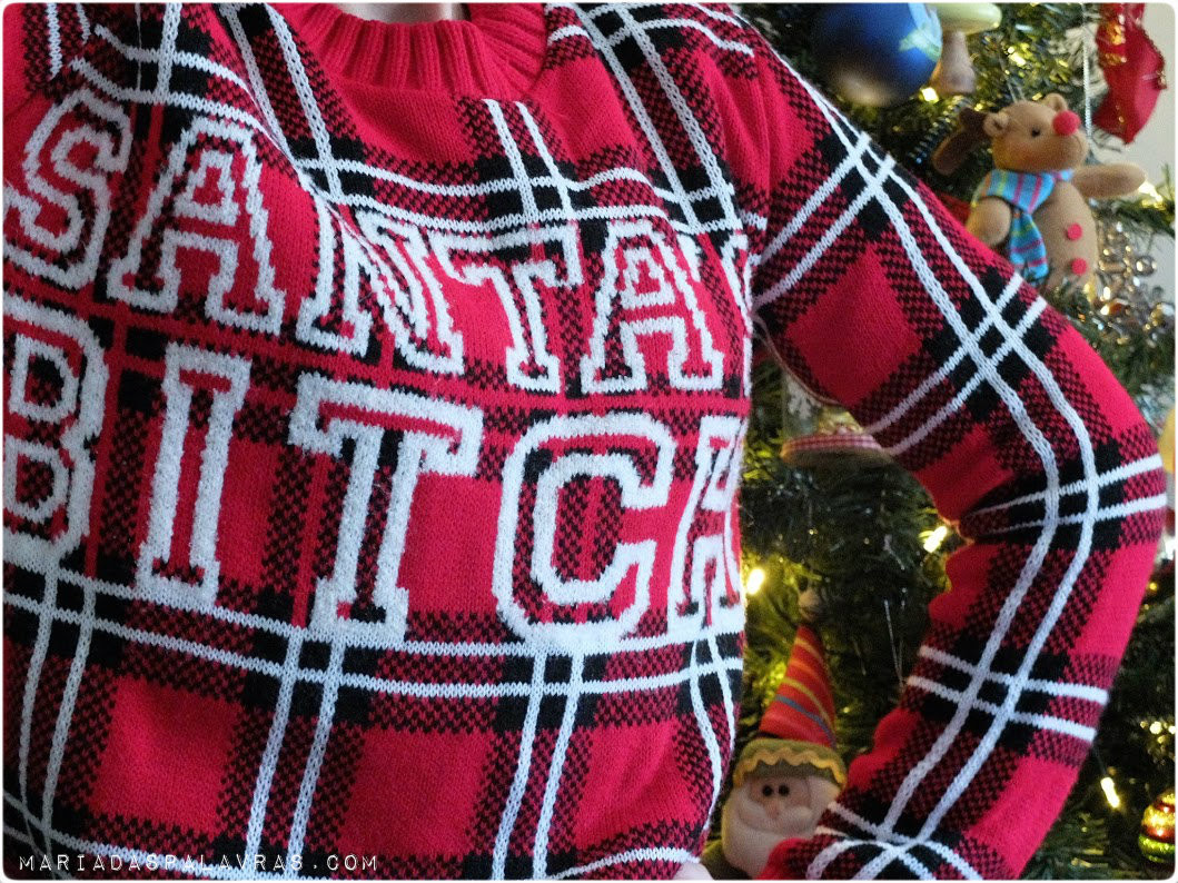 Santa's Bitch - O Traje oficial de Natal da Maria das Palavras
