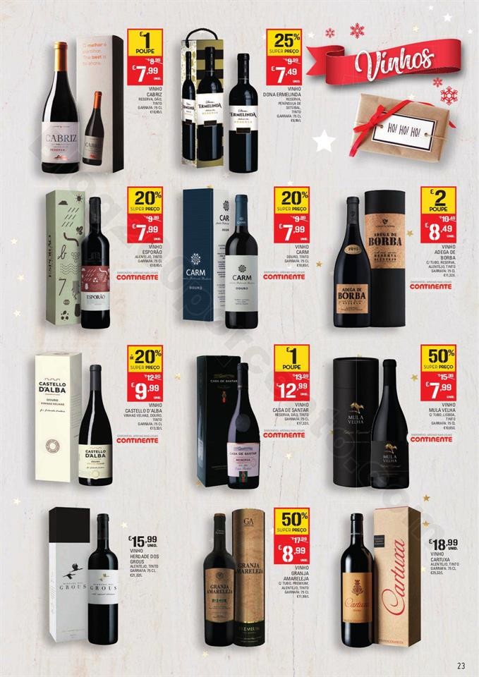 Continente Folheto Feliz Natal 19 novembro a 24 de
