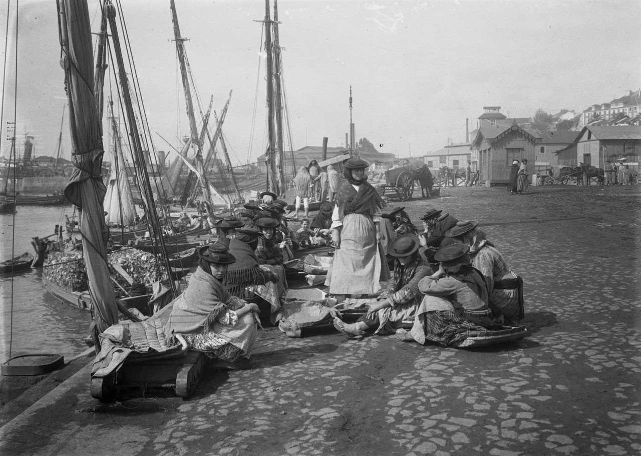 Varinas esperando o peixe, 1912, foto de Joshua Be