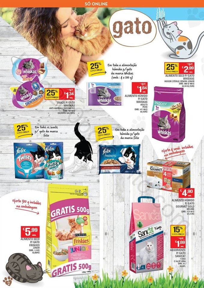 Novo Folheto CONTINENTE Extra Pet Care promoções