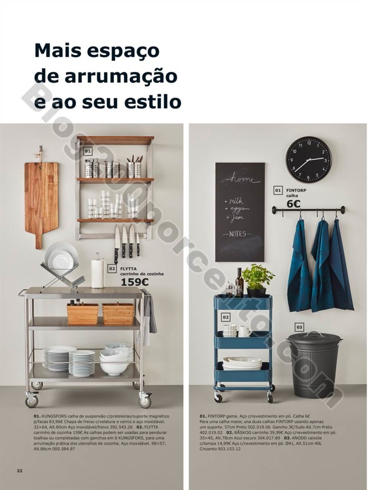 FLYTTA carrello, inox, 98x57 cm - IKEA Italia