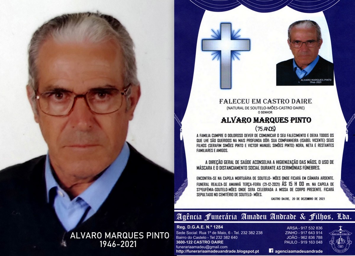 FOTO RIP DE ALVÁRO MARQUES PINTO-75 ANOS (SOUTELO