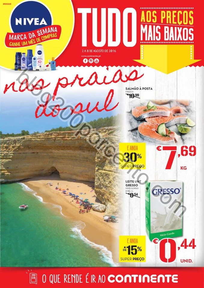 Antevisão Folheto CONTINENTE Praias promoções d