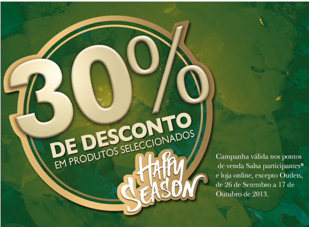 30% Na Salsa Happy Season