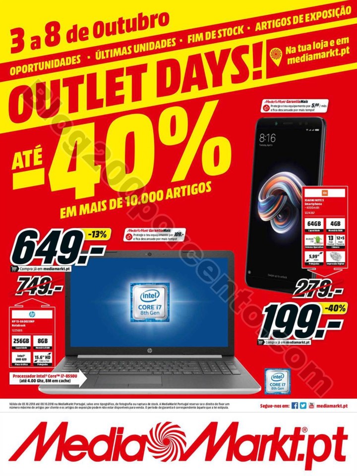 outlet media markt promoções de 3 a 8 outubro p8