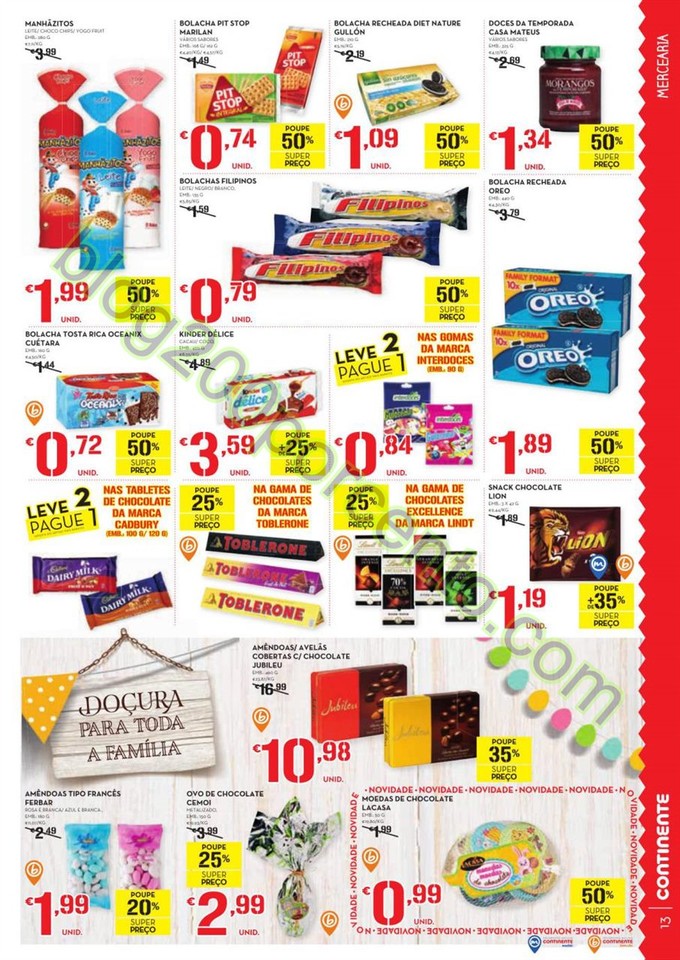 Antevisão Folheto CONTINENTE Promoções de 1 a 7