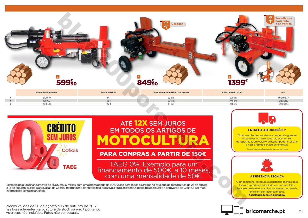 Novo Folheto BRICOMARCHÉ promoções até 15 outu